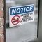 Signmission No Food Or Drink Allowed In This Area Sign With Symbol, 10 in W x Rectangle, Vinyl Decal OS-2PACK-NS-D-710-L-14575 - alternate 5